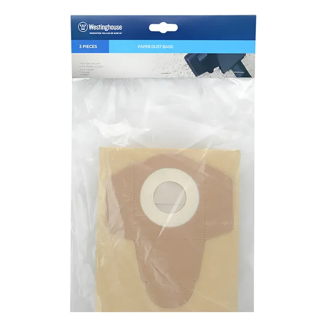 Bolsas De Papel Para Aspiradora Westinghouse 15l 3 Pzas