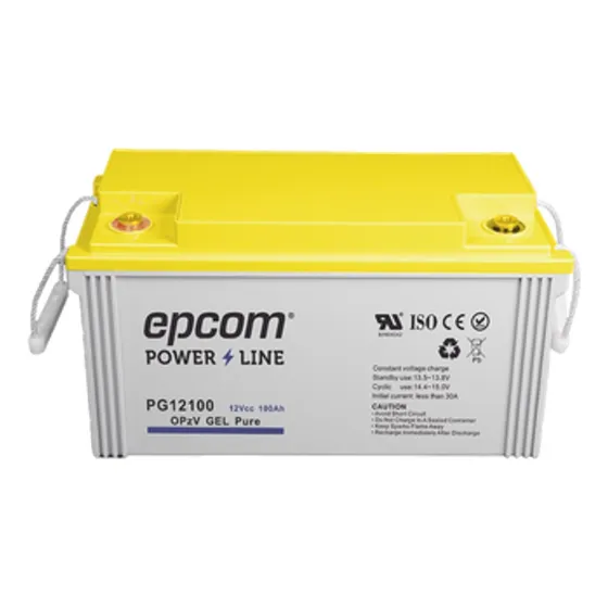 Energía Solar Batería De Gel Puro Opzv / 12 V @ 100 Ah
