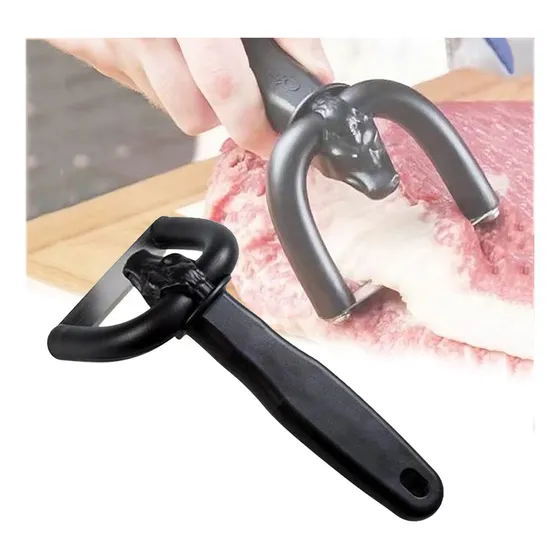 Cortador Carne Mano Grasa Cocina Acero Inoxidable Para Casa
