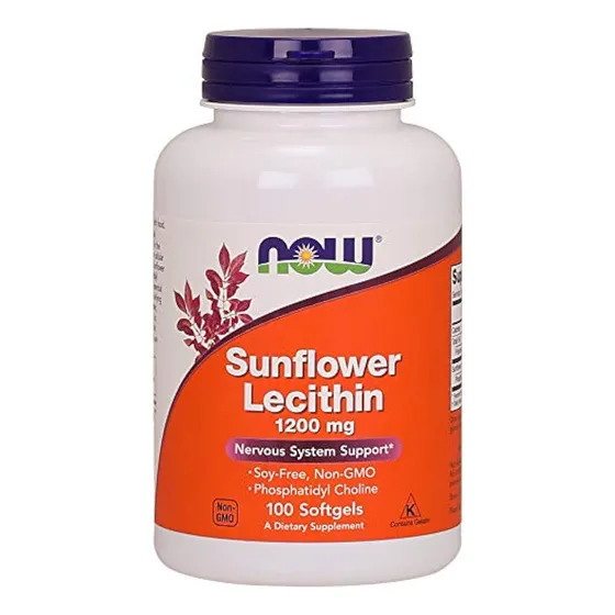 Suplementos Now Foods, Lecitina De Girasol 1200 Mg
