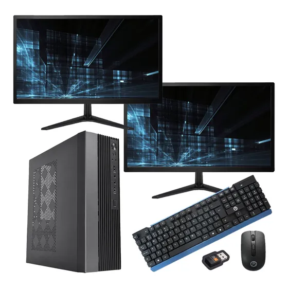 Mini Cpu + 2 Monitores 19 Intel Core I7 3a 16gb 1tb Win11