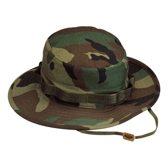 Sombrero Gorro De Ala Rothco Bonnie Camuflado Woodland