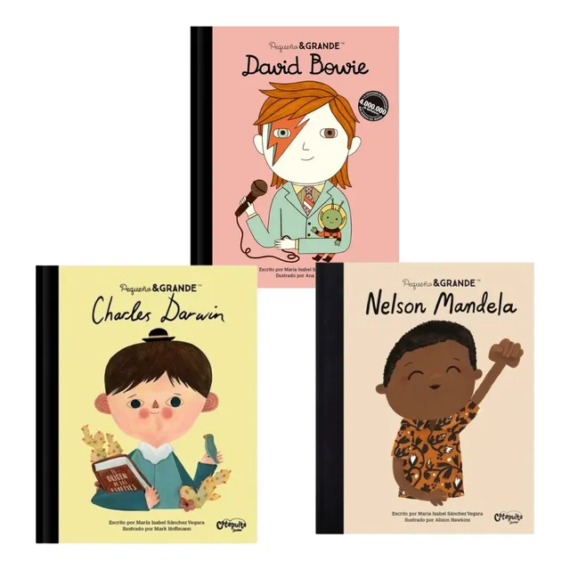 Pequeño & Grande: Bowie, Darwin, Mandela - Catapulta