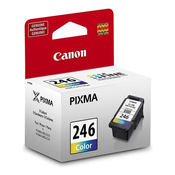 Cartucho De Tinta Canon Cl-246 Tri-color 180 Paginas