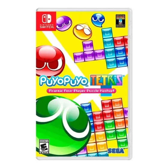 Jogo Nintendo Switch Puyo Puyo Tetris Mídia Física Novo