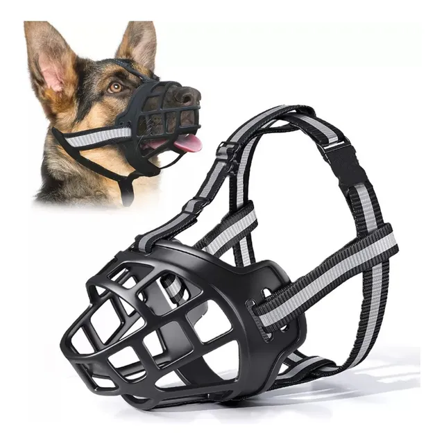 Bozal Para Perros Grandes De Silicona - Ideal Para Pitbulls