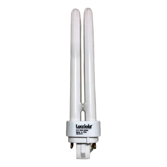 Lote 2 Lamparas Dulux Calida 26w - 4pin - 3000k Bajo Consumo Cálido