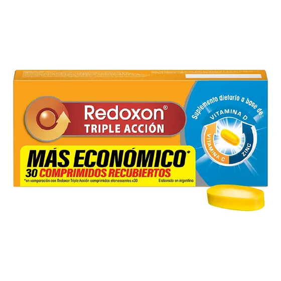 Redoxon Triple Acción Vitamina C X30 Comprimidos Rec.