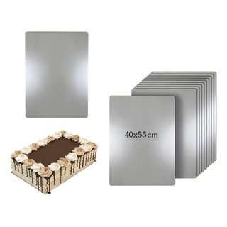 5 Cake Boards Retangular 40x55cm Mdf 3mm Base P/ Bolos Frios 5 Cake Boards Retangular 40x55cm Mdf 3mm Base P/ Bolos Frios