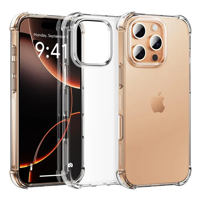 Funda / Carcasa Antigolpes Marca Cellbox Para iPhone 16 Pro Max - Transparente