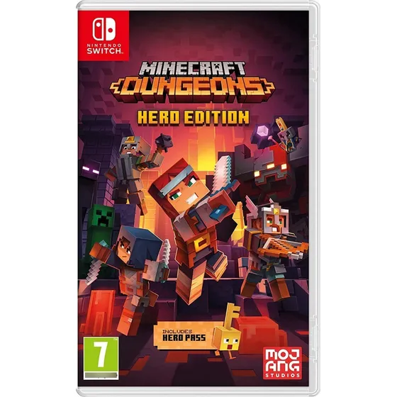 Minecraft Dungeons Hero Edition - Switch - Mídia Física