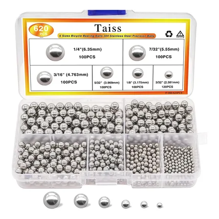 Juego De 620 Bolas De Precisión De Acero Inoxidable 30...