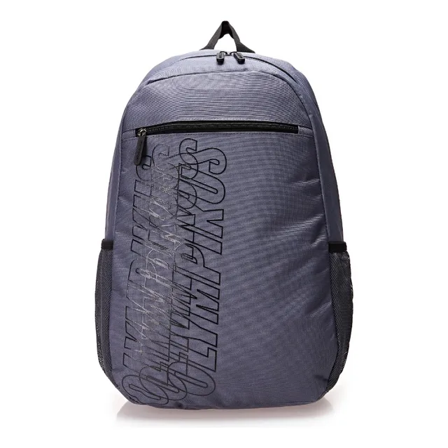 Mochila Masculina E Feminina Oiwb221808 Basic Olympikus Cor Pitch Gray/preto Desenho Do Tecido Liso Mochila Masculina E Feminina Oiwb221808 Basic Olympikus Cor Pitch Gray/preto Desenho Do Tecido Liso