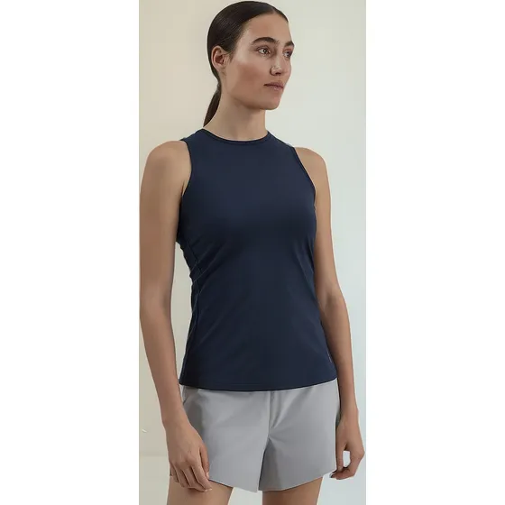 Polo On Movement Tank W Navy Mujer