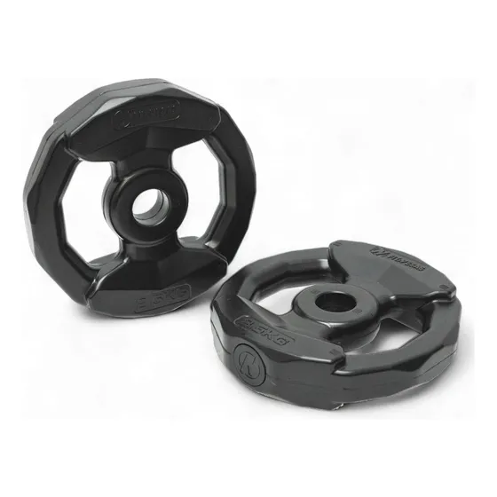 Par Discos Pesas Plastico De 2,5 Kg Plano Body Fitness Pump