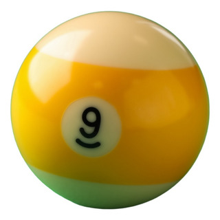 Bola De Billar Numero 9 Amarilla (repuesto) - Dm Bola De Billar Numero 9 Amarilla (repuesto) - Dm