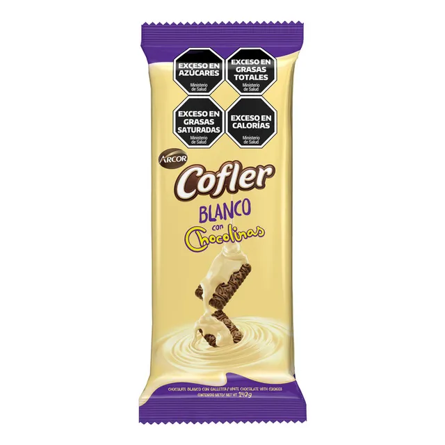 Chocolate Blanco Con Chocolinas Cofler Mediano