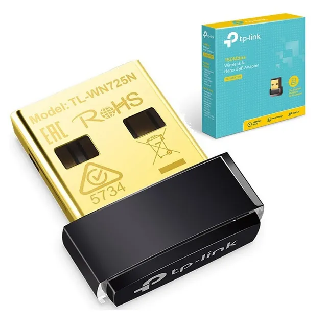 Placa De Red Tplink Wifi Usb Wn725n 150mbps Nano Pc Notebook