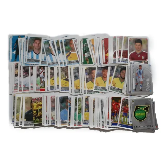 Lote 160 Figuritas Copa America Chile 2015 Panini Con Messi