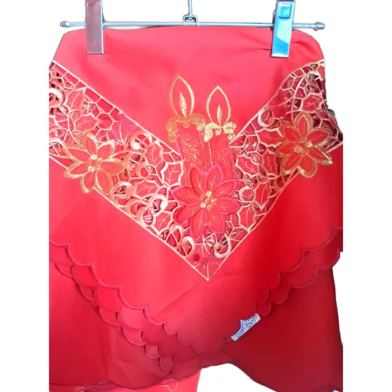 Mantel De Navidad Para 4 Puestos,rinconera,mesa Auxiliar 