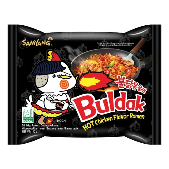 Ramen, Sopa, Pasta Coreana Importada Buldak® Hot Chicken