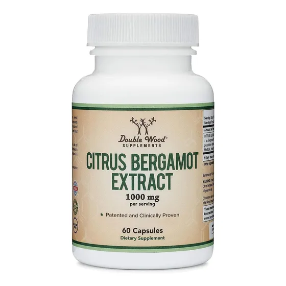 Suplemento De Bergamota Cítrica 60 Cápsulas 1000 Mg