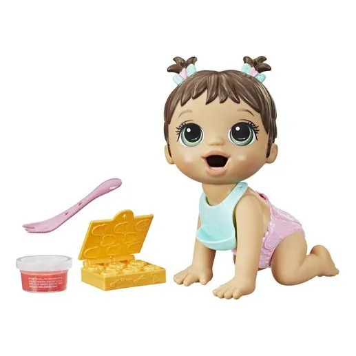 Muñeca Baby Alive Bebe Hora De Comer Castaña