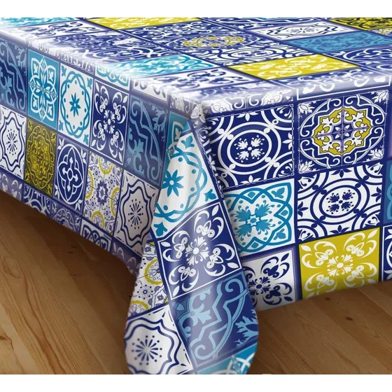 Plástico Térmico Toalha De Mesa Azulejo Portugues 1,60x1,20