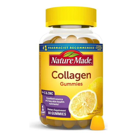 Suplemento Gomitas De Colágeno, 100 Mg 60 Unidades Sabor Limón