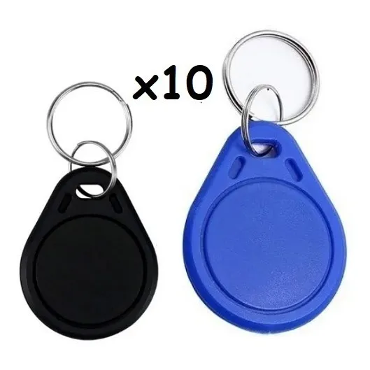 10x Llaves Proximidad Rfid  Frecuencia 13.56 Resiste Al Agua