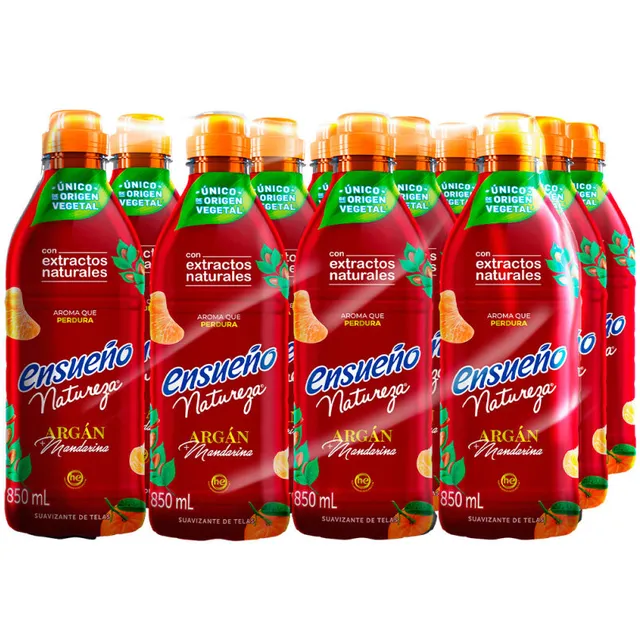 Suavizantes Ensueño X12 Natureza Argán Mandarina 10200 Ml