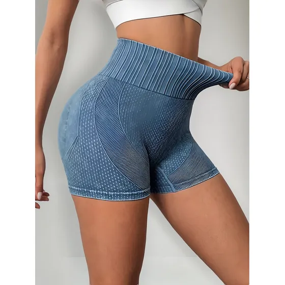 Short Seamless Frunce Push Up Efecto Jean 610 - Boreal Store