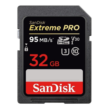 Cartão de memória SanDisk SDSDXXG-032G-GN4IN  Extreme Pro 32GB