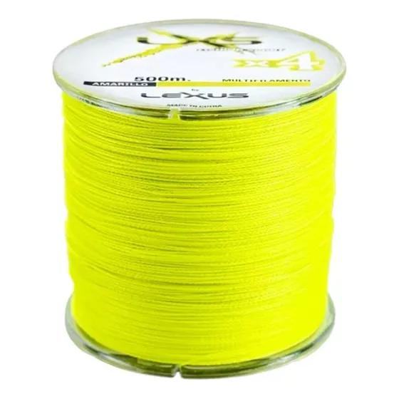Bobina Multifilamento Lxs 4 Hebras 500 Mts Medidas Y Colores