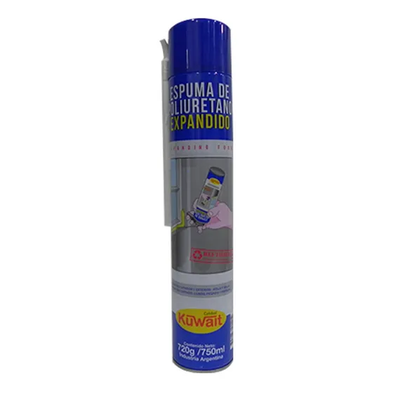 Espuma Poliuretano Expandido Aerosol 750ml Kuwait