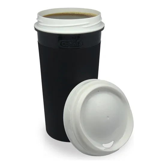 Vaso Termo Cafetero Con Rosca Antiderrame Plástico 500ml