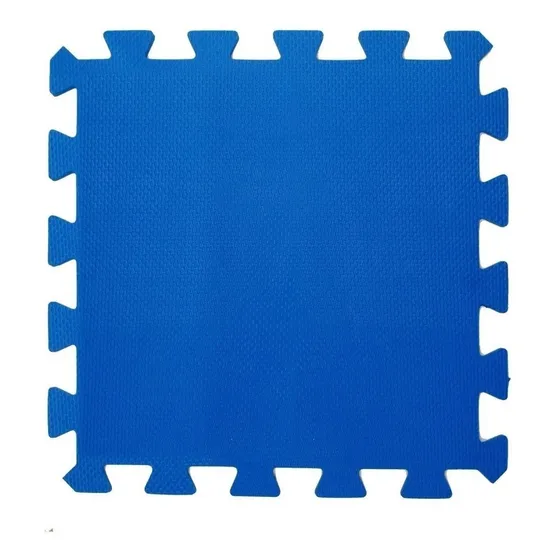 Pisos Goma Eva Magic Alfombra Antigolpes 100x100 10mm Colores Color Azul