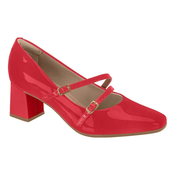 Sapato Boneca Scarpin Beira Rio Salto Bloco 4314.105