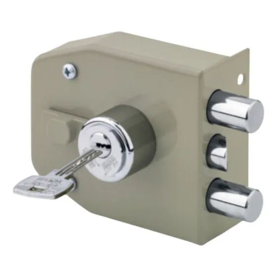 Cerradura Sobreponer Tover S10p Pintada Doble Cilindro