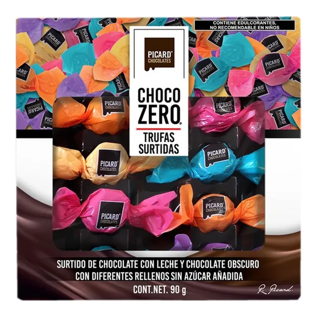 Trufas Chocolate Con Leche Sin Azúcar Picard 90 G
