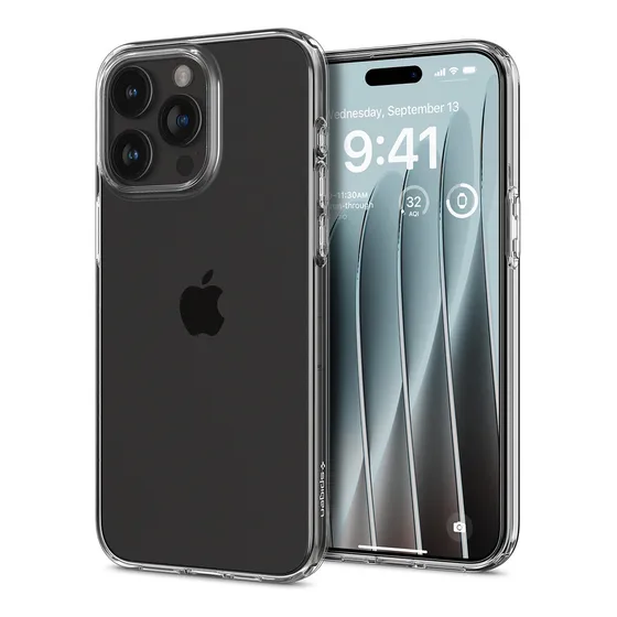 Case Spigen Crystal Flex iPhone 15 Pro Max ( Funda Flexible) Color Transparente Color