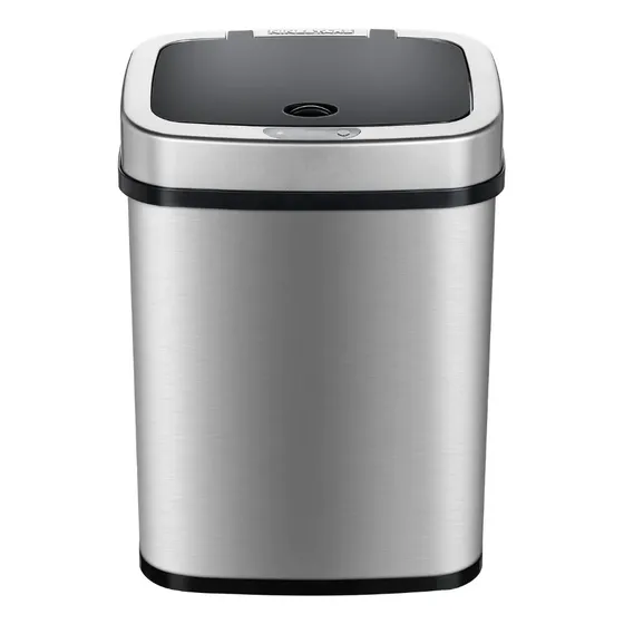Basurero Automatico Papelera Inteligente Sensor 15 Lts Acero