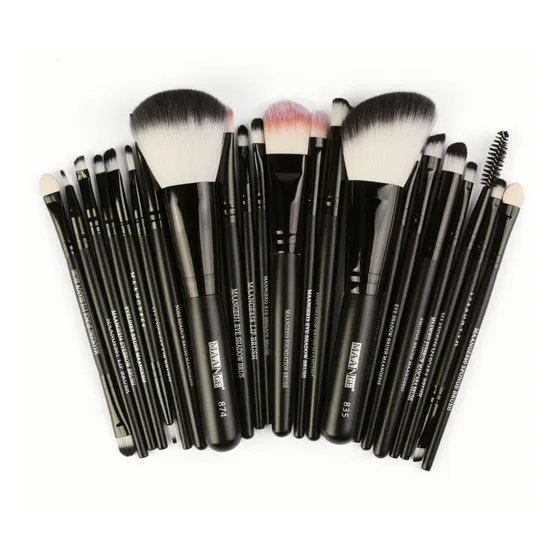 Brochas De Maquillaje Professional,22 Piezas Set De Brochas Color Color De La Imagen