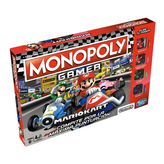 Monopolio Monopoly Gamer Mario Kart Original Nuevo Español