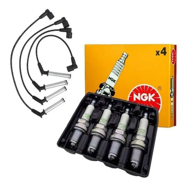 Kit Cabo E Velas Ngk Vectra Gtx 2.0 8v Flex 2009 Até 2011