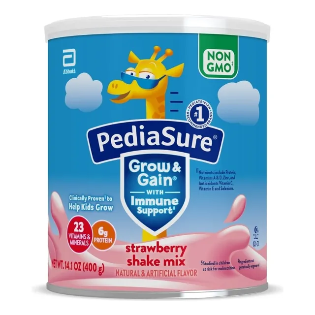 Pediasure Grow & Gain Ayuda Al Crecimiento Sabor Fresa 400g