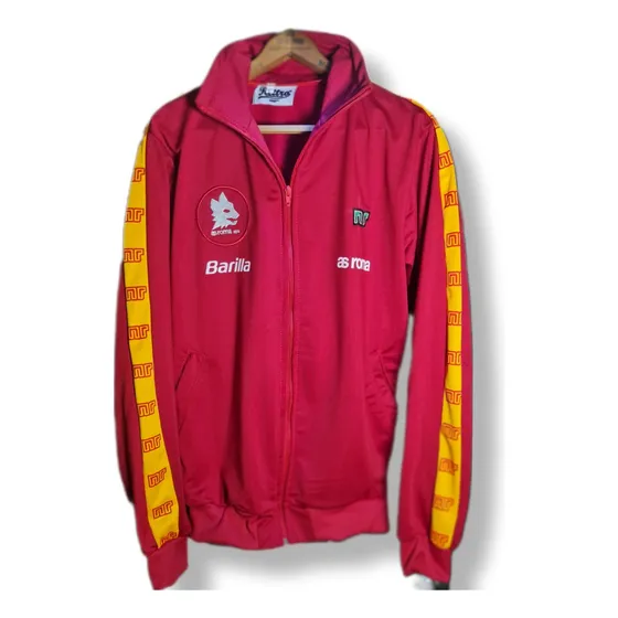 Bellísima! Campera Fútbol Calcio Rettro As Roma 1989 1990 !