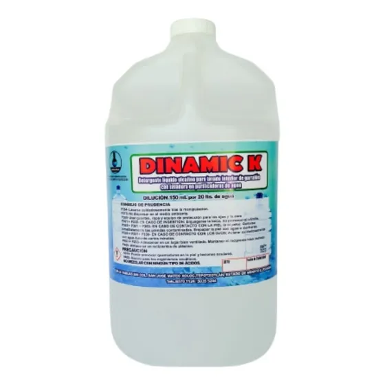 Dinamic-k Alcalino Clorado Para Lavado Interno De Garrafón