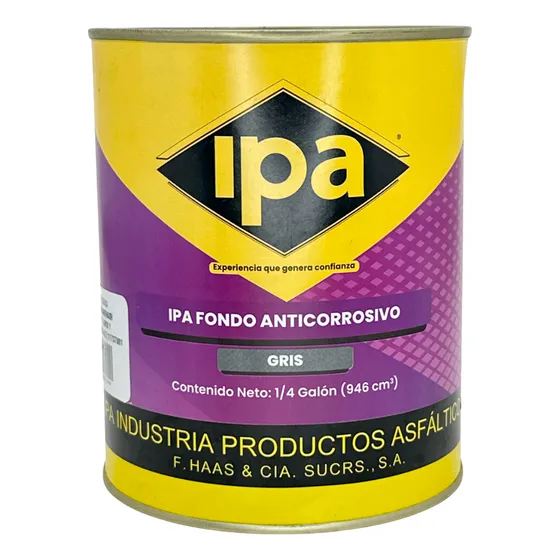 Fondo Anticorrosivo Ipa 1/4 Galón