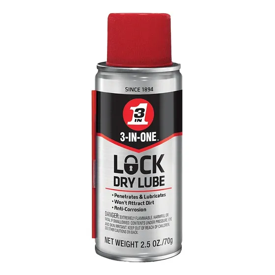 3 En Uno Lubricante Para Puertas Y Cerraduras 2.5 Oz